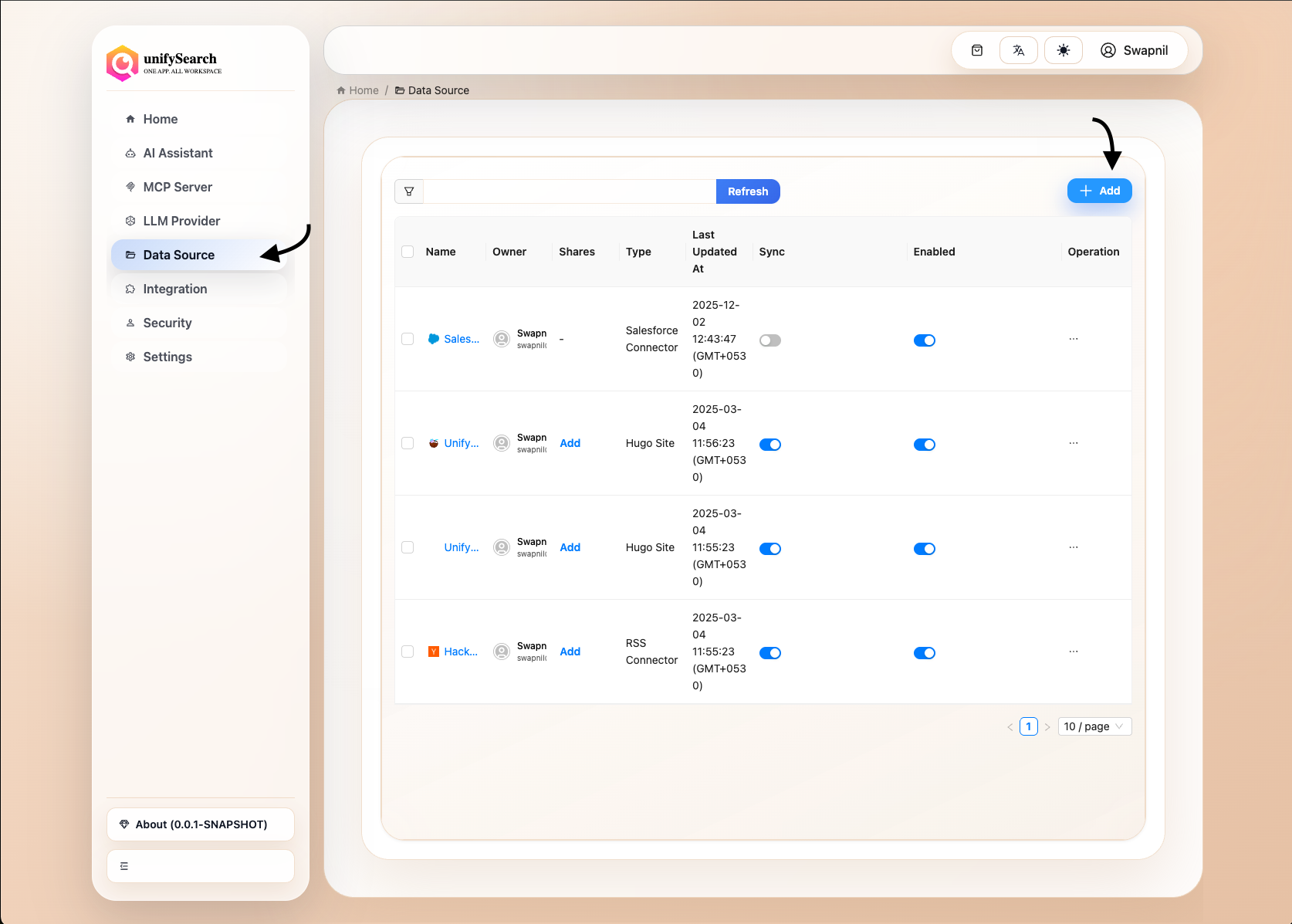 add google drive datasource
